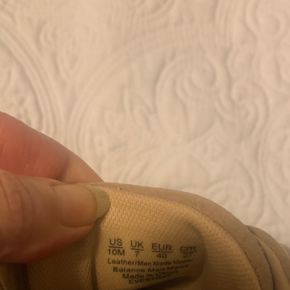 Dr. Scholl's Tan Suede Platform Sneakers with Cream Laces - Picture 3 of 9